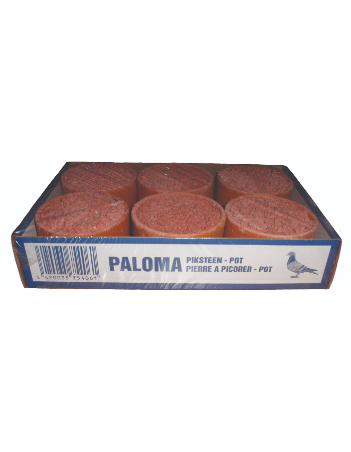 Piksteen Pot rood voor duiven